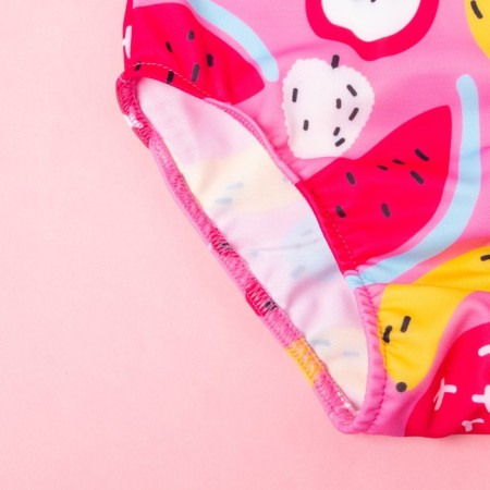 Baby swimsuit KAFTAN "Fruits", height 110-116 (32), pink-3