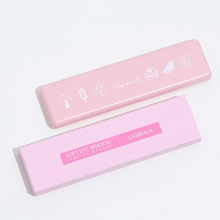 Palette of eyelids, with pearl shine, 8 colors-5