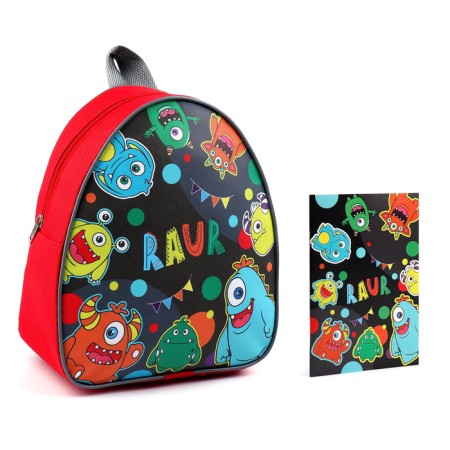 A set with a backpack and a notebook Children's "Montstrika", 23*20.5 cm-10