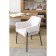Aline chair, 550 × 700 × 830 mm, Shenill, Milk color