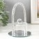 Casket glass "Ark on the pedestal" Transparent 10*10*13.5 cm