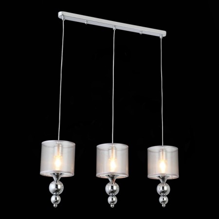 Suspended EVOLUCE lamp. Sle107103-03. Pazione. 3x40 watts, E27, 59x14x27 cm, chromium color-1