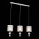 Suspended EVOLUCE lamp. Sle107103-03. Pazione. 3x40 watts, E27, 59x14x27 cm, chromium color