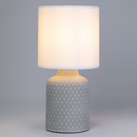 RIVOLI Sabrina 1he14, 40 watts Ceramics Gray with a lampshade-3