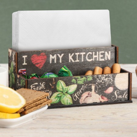 Organizer for kitchen trifles "seasonings", 16 cm × 9.8 cm × 7.3 cm