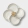 Menzhitsa ceramic 4 cells "Bohemia", 21 × 3.3 cm, white color
