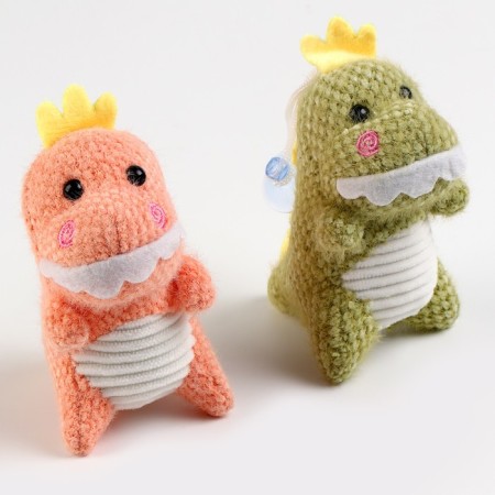 Soft toy "dinosaurus" on a suction cup, 12 cm, color mix