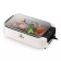 Electric grill KitFort KT-1685, 1500 W, anti-stick coating, 38x22 cm, white