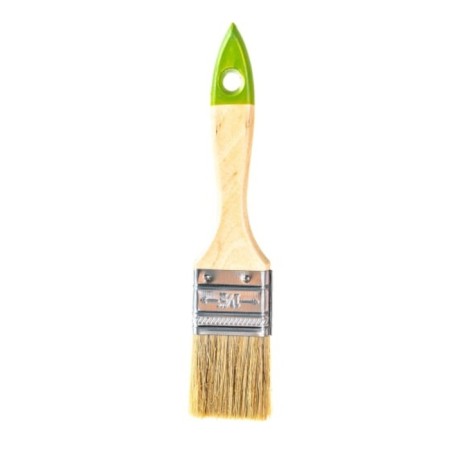 Sibrtekh's flat brush, 36 mm, natural bristles, wooden handle