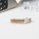 Half-out hair clip "Hionia" rhinestones, 6.5 cm