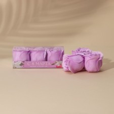 Мыло для рук «С 8 марта», 3 шт, аромат цветочный, ЧИСТОЕ СЧАСТЬЕ