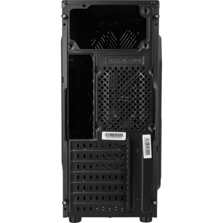 The ACCORD ACC-CL297B case is black without BP ATX 4x120mm 2xusb2.0 1xusb3.0 audio-6