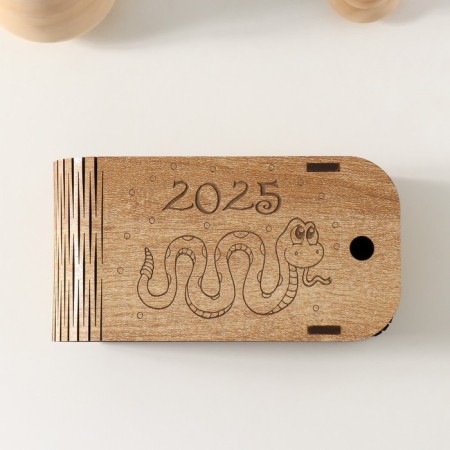 New Year's box "Snake. 2025" 13x7x4-1