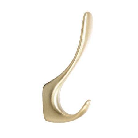 Furniture hook Cappio Heel, two -rod, satin gold