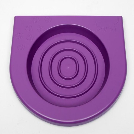 Toilet for teaching cats to a toilet 39.2 x 38.7 x 3 cm, purple