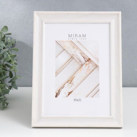 Photo frame Plastic "Mira" 15x21 cm, 642461 ivory (plastic screen)-4