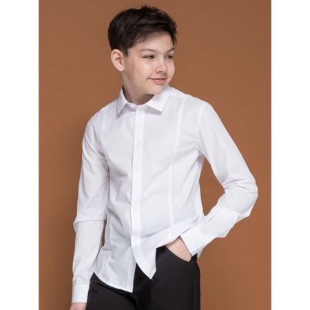 Surchachka upper for boys, height 128 cm, white color