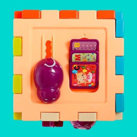 Сортер-куб «Кошки-мышки», 8 фигур-8