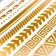 Tattoo "Golden Bracelets" 5.6x15 cm