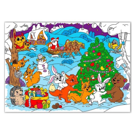 Coloring "Winter" format A3-2