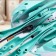 Musical catalka "octopus", light, sound, turquoise color