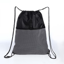 Bag for shoes on the lace, black color