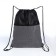 Bag for shoes on the lace, black color