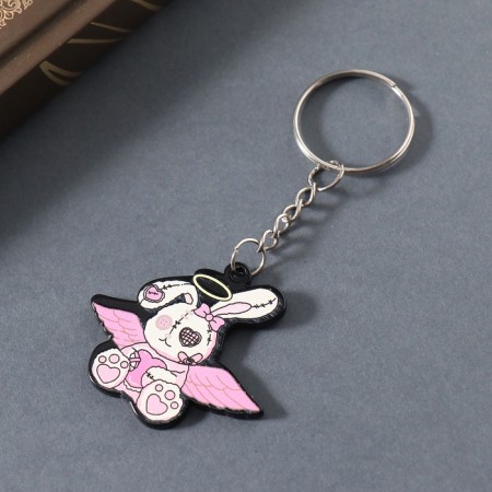 Acryl keychain bilateral "zombie lever" 3.6x4.2x0.2 cm-1