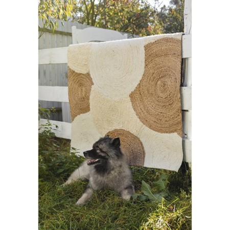 Jute carpet, AGRA ETHNIC cotton coat, size 160x230 cm-3