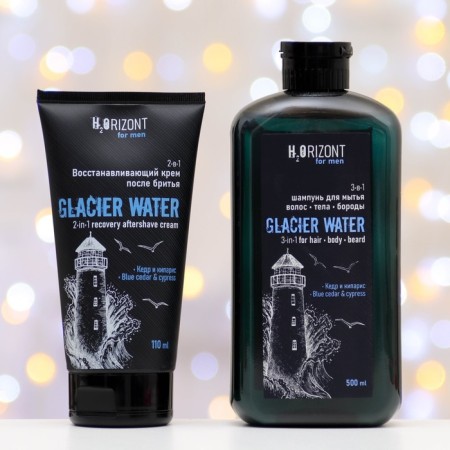 Gift set of men's: a shampoo for the hairy body, 500 ml+cream after shaving, 150ml-2