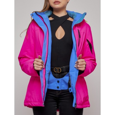 Ski suit, size 44, pink color-11