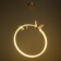 Bayerlux lamp "Butterflies" LED 38W gold 49x16x52.5-150 cm