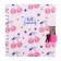 Gift notebook, 45 sheets, line, on the castle, on the crest, cherries (13x13.5cm)