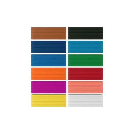 Plasticine 12 flowers 192 GECH KRAUSE, euro suspension, economical packaging-11