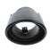 Duffer for a muffler 16.7 × 10 cm, landing 76 mm, black mat