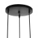 Lamp Bayerlux 1949/3r E27 40W Black 30x30x40-140 cm