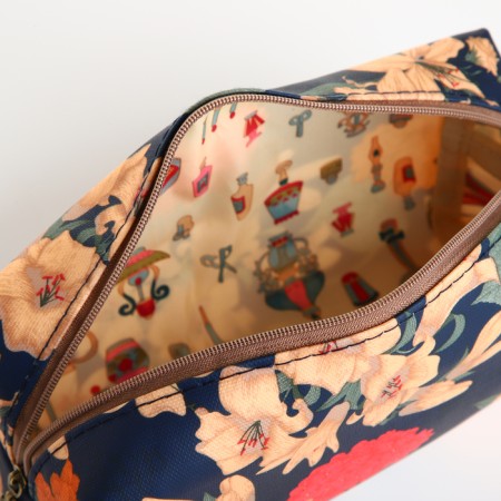 Cosmetic bag with lightning, blue/multi -colored color-2