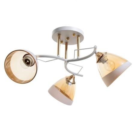 Adelela chandelier 3he27 40W white-gold 60x60x26 cm Bayerlux