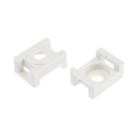 The site for the clamp "bison" reinforced PHS-U Belaya, 16 x 23 mm, nylon, 100 pcs.