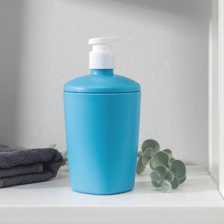 Aqua liquid soap dispenser, 300 ml, blue color
