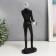 Souvenir Polystone "Saxophonist" Black with silver 30x6.5x10 cm