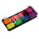 Professional aquagim for the face and body, 8 neon colors, brush