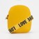 Bag's bag with lightning, yellow color