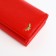 Women's wallet on magnets, red color