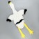 Skill of the soft toy "Flamingo", 160 cm, white color