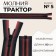 Lightning "Tractor", No. 5, detachable, castle machine, 80 cm, red/black color