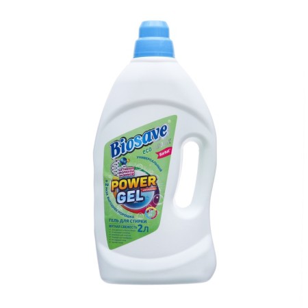 BIOSAVE Washing gel luxury, mint freshness, 2 l