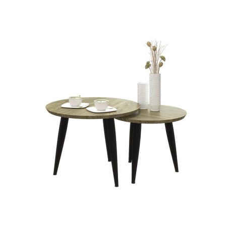 Tables DQ Malit FIR D600 (500), H450 (400), Black Muar, MDF Light-1