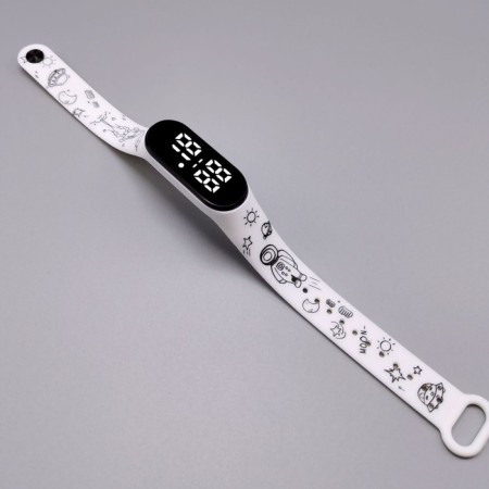 Watch of Watch Electronic Cosmos, White