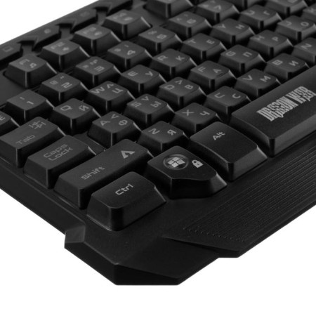 Keyboard set+mouse+Carpet Qumo Mystic K58/M76, Wending, Membram, 3200 DPI, USB, Black-3